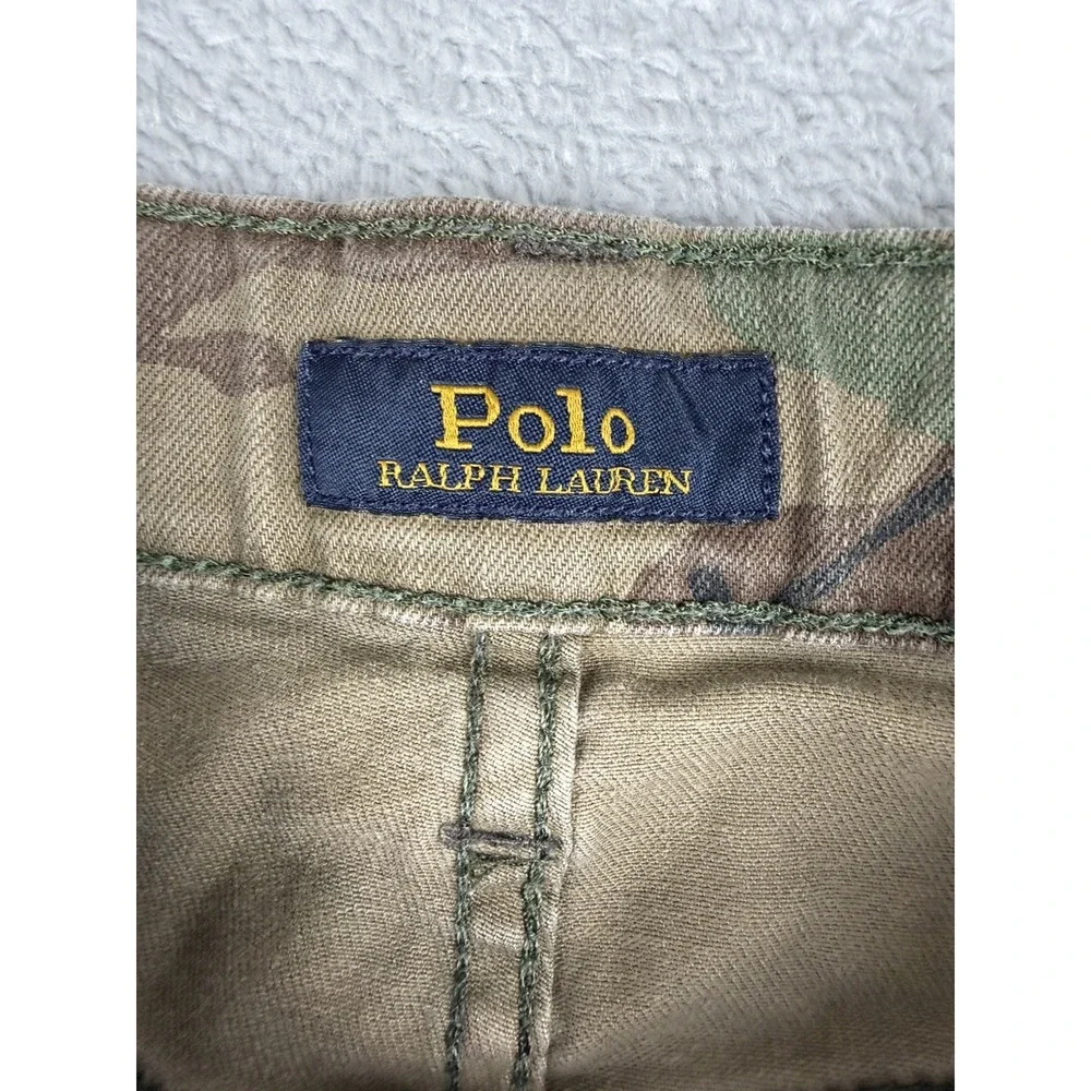 Polo Ralph Lauren Boys 12 Sullivan Slim Camo Jeans Pants Woodland Camouflage